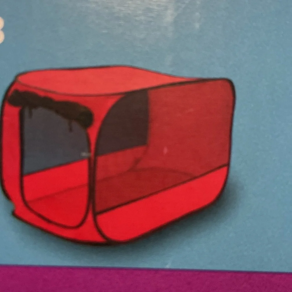 Medium pop up dog kennel